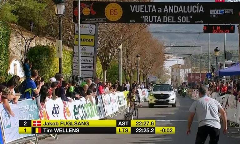 Le coup parfait de Tim Wellens réalisé sur le chrono