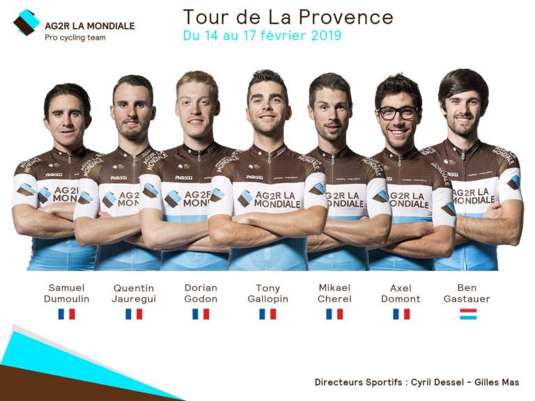 Tony Gallopin leader d’AG2R La Mondiale au Tour de la Provence