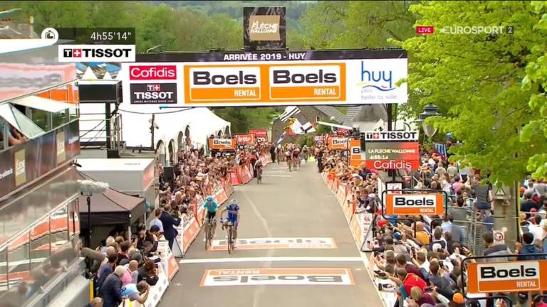 Julian Alaphilippe fait le doublé sur la Flèche Wallonne