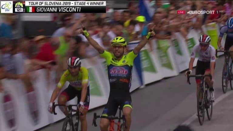 Giovanni Visconti prend l’étape, Diego Ulissi toujours leader