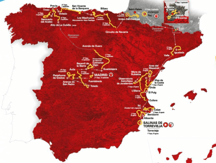 Vuelta 2019 parcours et favoris