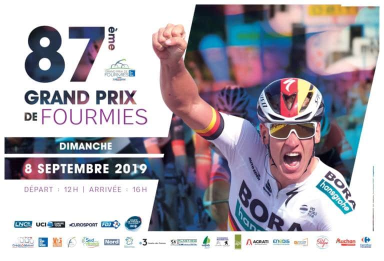 Les coureurs engagés sur le Grand Prix de Fourmies 2019