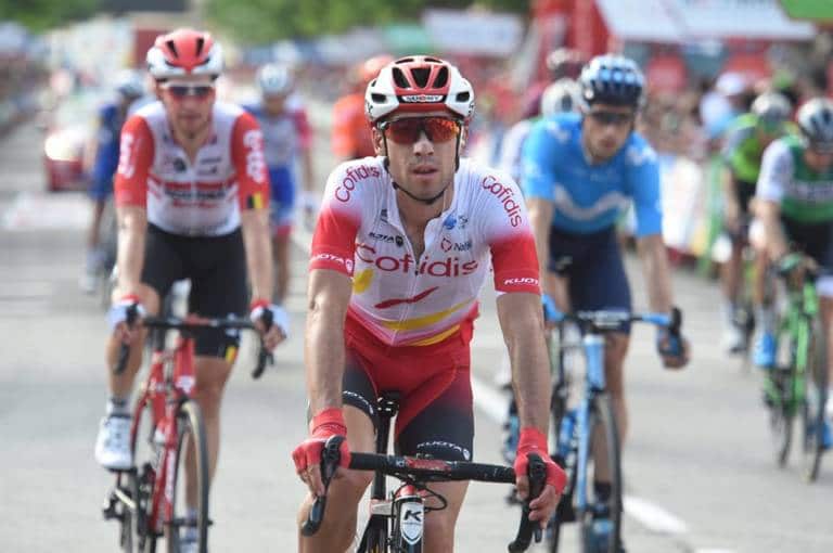 Nicolas Edet (Cofidis) sort du Top 10 du Tour d’Espagne