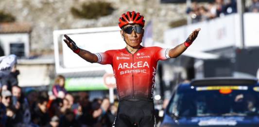 Nairo Quintana victorieux au Col d'Eze