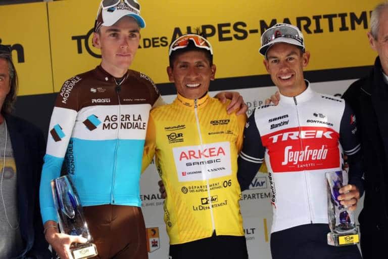 Le classement général final du Tour des Alpes Maritimes et du Var 2020