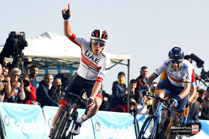 Tadej Pogacar bat Alejandro Valverde au Tour de Valence