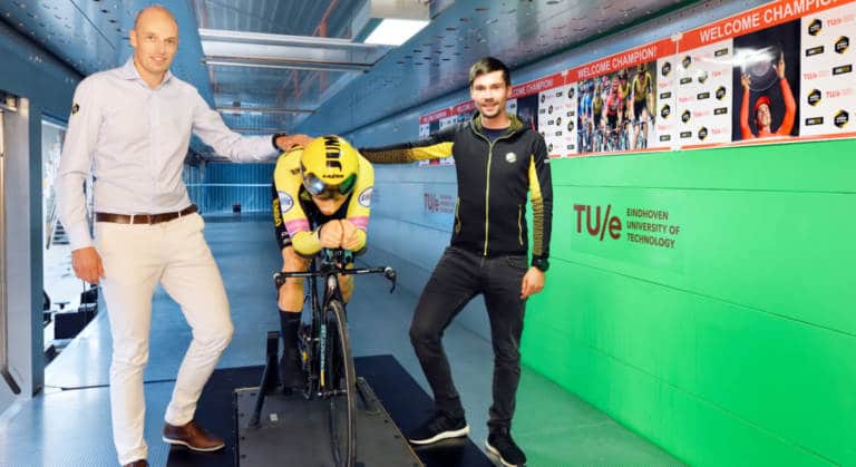Primoz Roglic a son propre mannequin en soufflerie