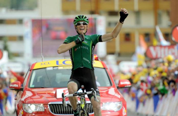 Pierre Rolland Alpe d'Huez Tour de France 2011