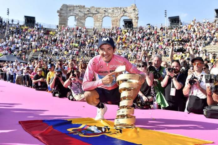 Richard Carapaz vainqueur du Giro 2019