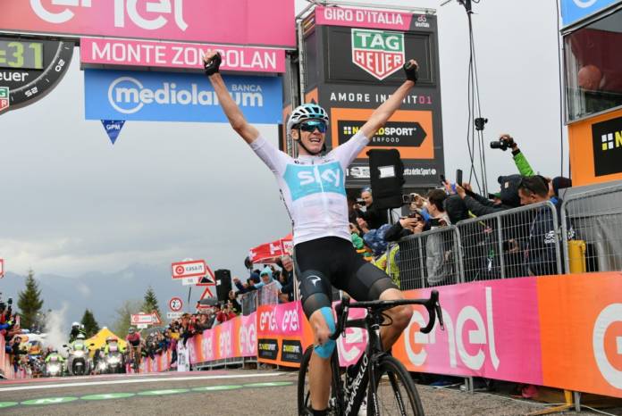 Chris Froome gagne au Monte Zoncolan sur le Giro 2018