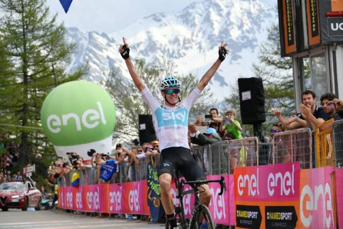 Chris Froome impose sa loi à la 19e étape du Giro 2018