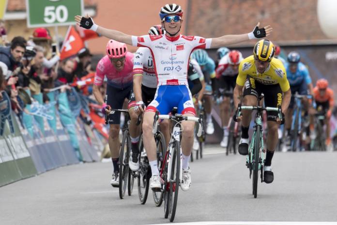 David Gaudu vainqueur de la 3e étape du Tour de Romandie