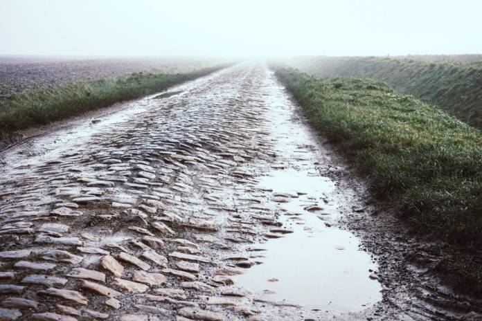 La pluie sur Paris-Roubaix