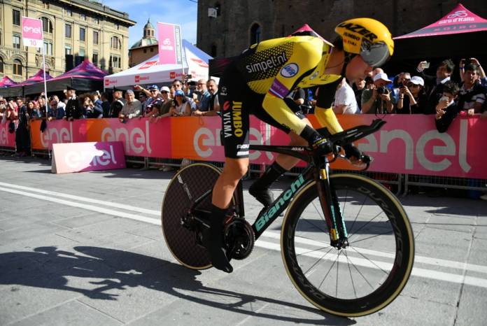 Primoz Roglic premier maillot rose du Giro 2019