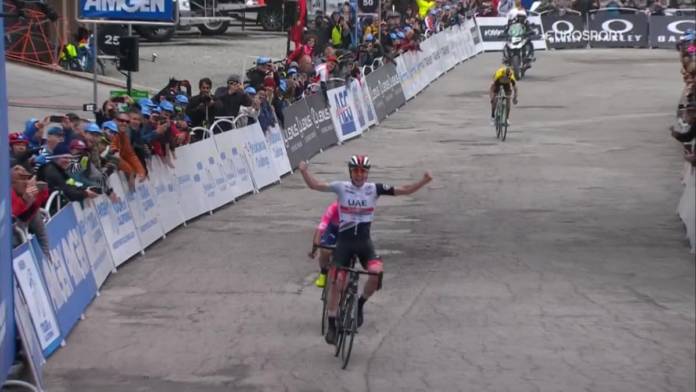 Tadej Pogacar est le vainqueur du Tour de Californie 2019