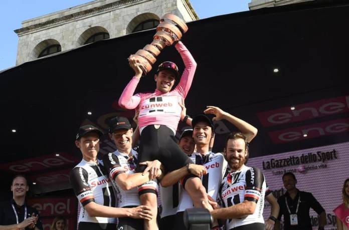 Tom Dumoulin vainqueur de l'édition 2017 du Tour d'Italie