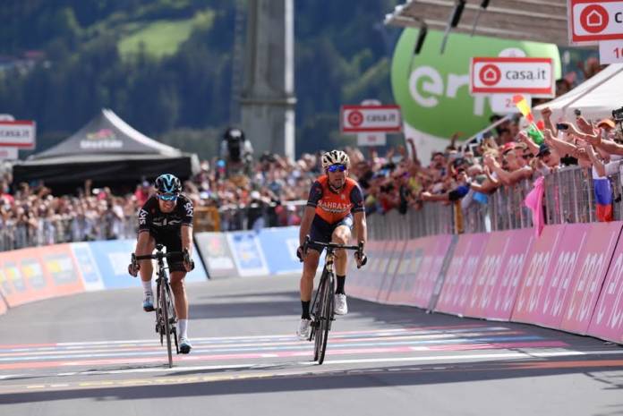 Vincenzo Nibali a repris espoir pour la victoire finale du Giro 2017 le 23 mai