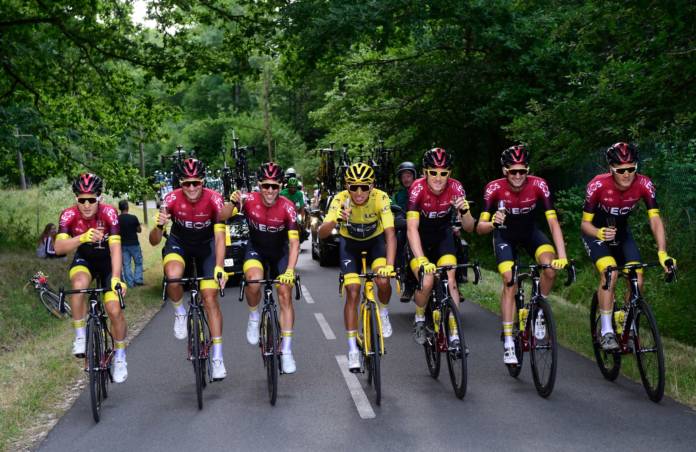 Tour de France 2020 avec dix coureurs du Team INEOS dans la présélection