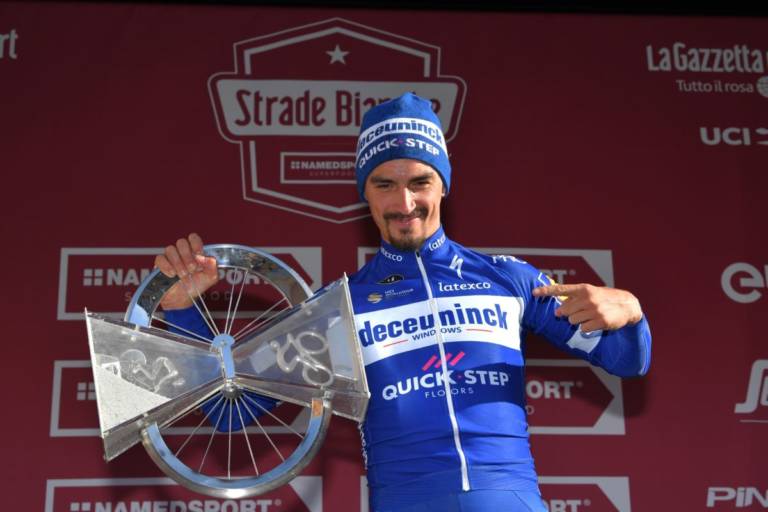 Julian Alaphilippe au départ des Strade Bianche ?
