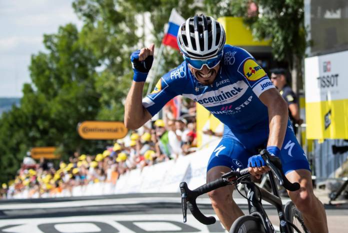 Julian Alaphilippe le grand gagnant de la 3e étape du Tour 2019