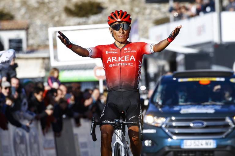 Nairo Quintana avance sa rentrée au Mont Ventoux Dénivelé Challenge