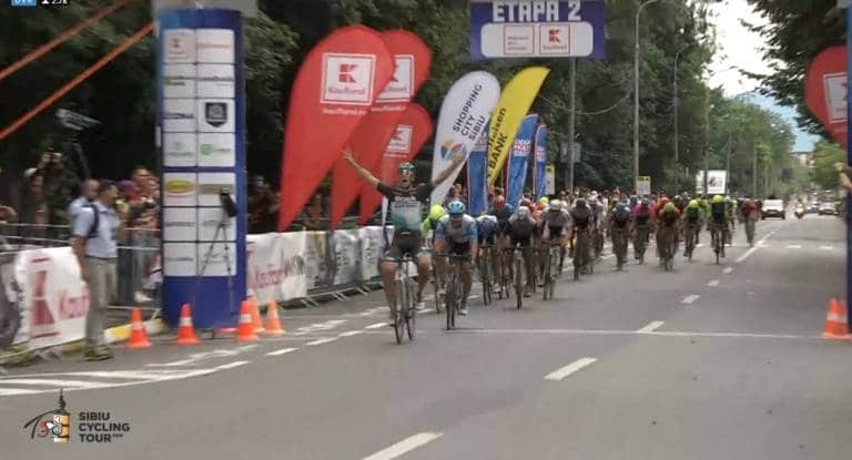 Pascal Ackermann devant Rudy Barbier sur la 2e étape du Sibiu Tour