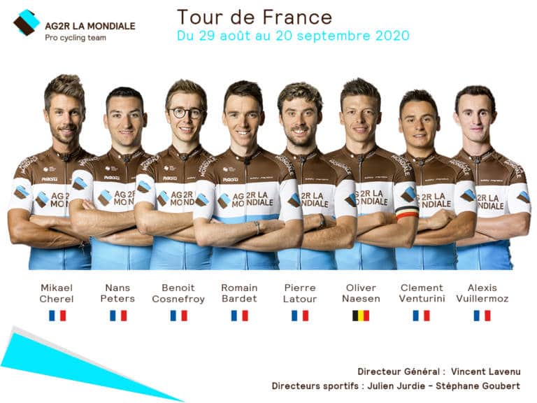 Romain Bardet pour mener la formation AG2R La Mondiale au Tour de France