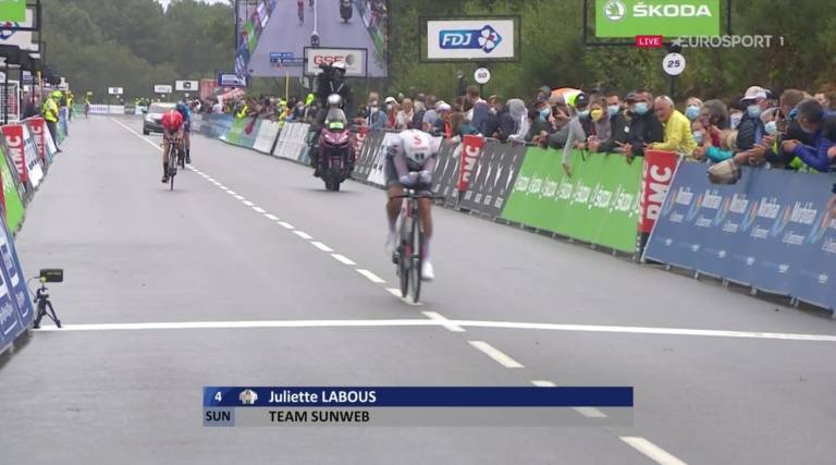 Juliette Labous titrée au championnat de France du chrono