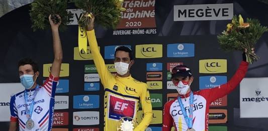 Daniel Martinez a remporté le Critérium du Dauphiné devant Thibaut Pinot et Guillaume Martin
