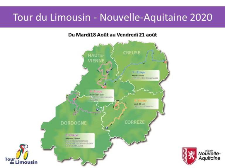 Le parcours complet et les favoris du Tour du Limousin 2020