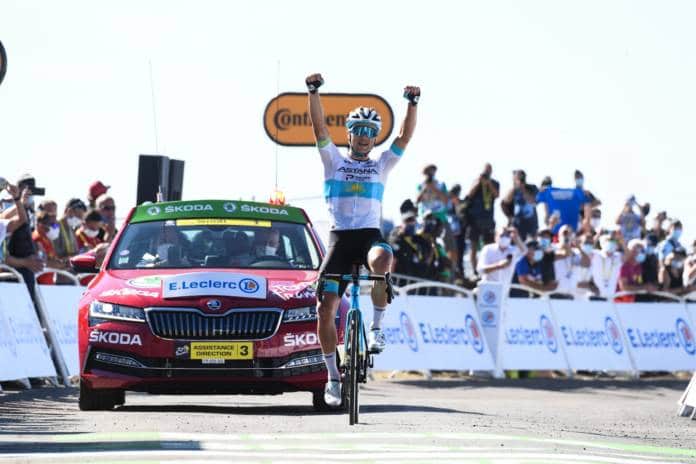 Alexey Lutsenko remporte en solitaire la 6e étape du Tour de France 2020