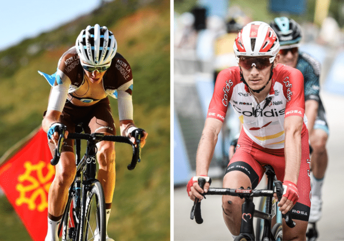 Romain Bardet et Guillaume Martin ont été relégués hors du Top 10 à l'occasion de la 13e étape du Tour de France 2020