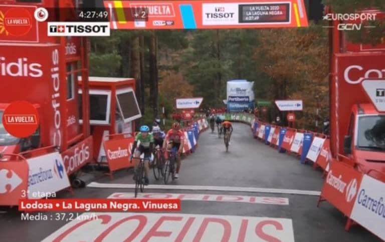 Dan Martin remporte la 3e étape de la Vuelta 2020. Primoz Roglic toujours leader