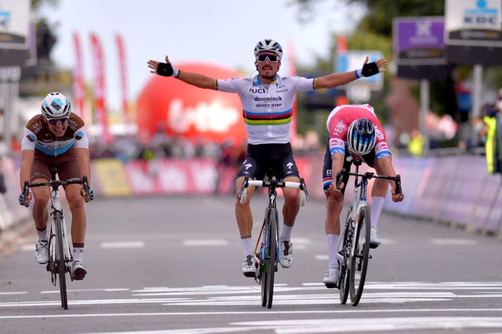 Sur le Tour des Flandres, Julian Alaphilippe portera un nouveau maillot de champion du monde : Elegant - Quick Step