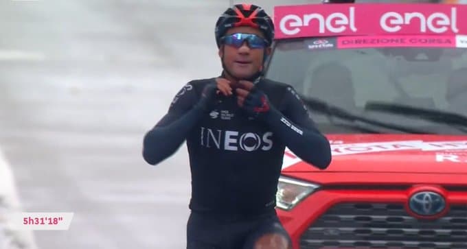 Jhonatan Narvaez vainqueur en solitaire de la 12e étape du Giro 2020