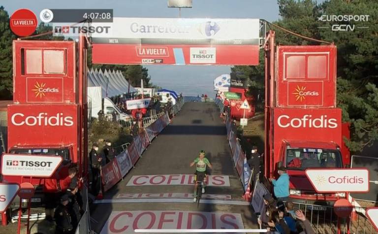 Primoz Roglic remporte la 8e étape de la Vuelta 2020