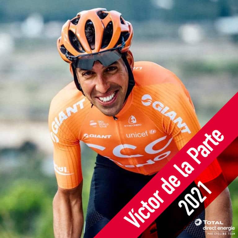 Victor de la Parte signe une saison avec le Team Total Direct Energie