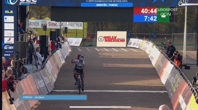 Ceylin Alvarado sacrée championne d’Europe de cyclo-cross, un top 4 100% néerlandaises