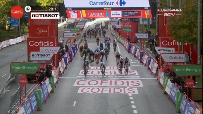 La Vuelta 2020 s'achève avec un sprint serré revenant à Ackermann