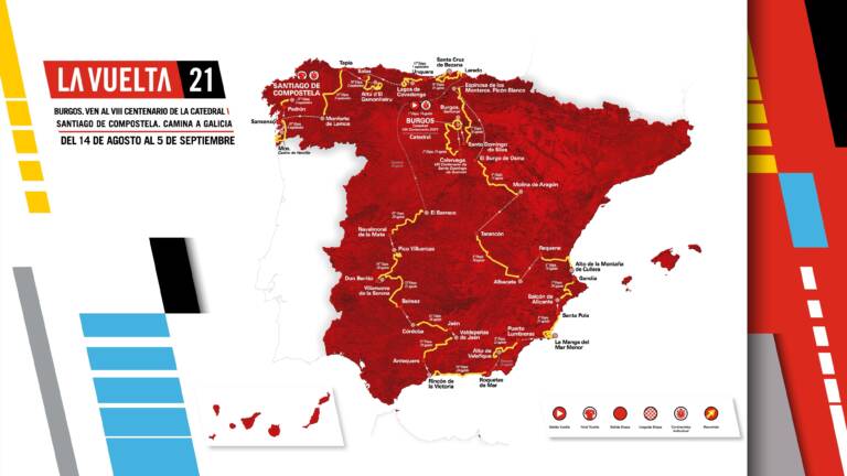 Deux chronos individuels, neuf arrivées au sommet pour la Vuelta 2021