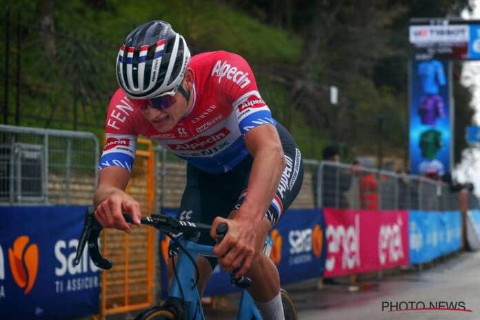 Mathieu van der Poel, au bout de lui-même, n'a même pas su célébrer sa victoire sur la 5e étape de Tirreno-Adriatico 2021