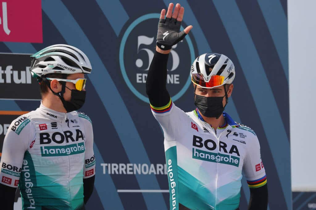 Peter Sagan est de retour à la compétition et s'est rassuré sur la 1e étape du Tirreno-Adriatico 2021