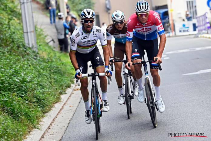 Julian Alaphilippe et Mathieu van der Poel seront deux coureurs à suivre sur A Travers la Flandre 2021