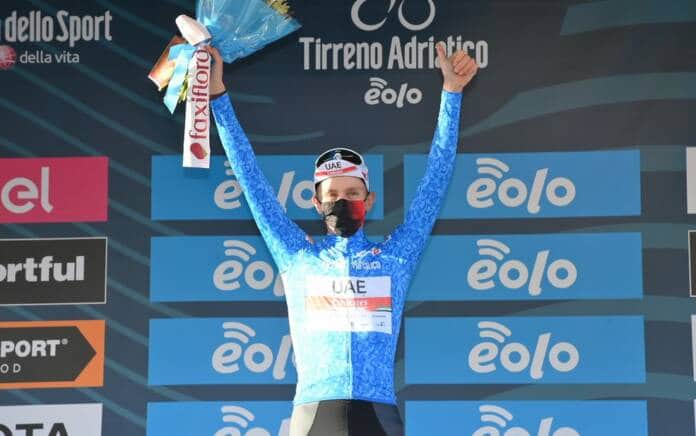Tadej Pogacar nouveau leader de Tirreno-Adriatico 2021