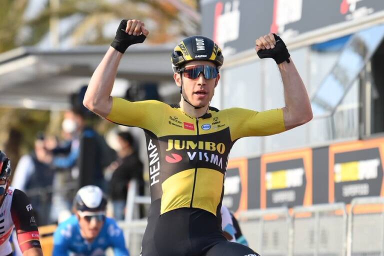 Wout van Aert : « Je veux atteindre le meilleur résultat possible au général » de Tirreno-Adriatico 2021
