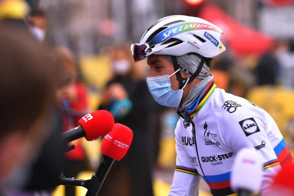 Tour des Flandres Julian Alaphilippe Pleinement concentré