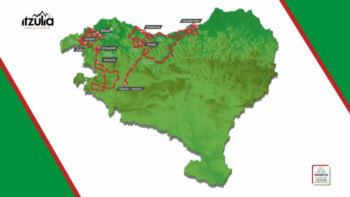 Le parcours complet du Tour du Pays-Basque avec tous les profils des étapes et les favoris.