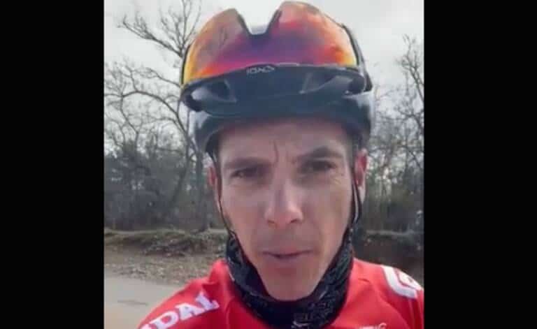 Philippe Gilbert au départ de La Flèche Wallonne 2021