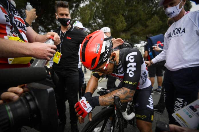 La réaction de Caleb Ewan, vainqueur de la 7ème étape du Giro 2021