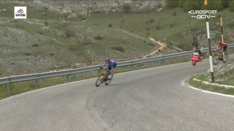 L’impressionnante chute de Matej Mohoric sur le Giro 2021